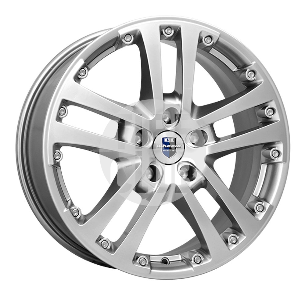 Диск литой 7,0*17 5*114,3 ET35 67,1 КиК Центурион блэк платинум