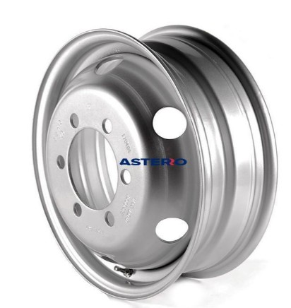 Диск штампованный 5,5*16 6*170 ET106 130 Asterro Silver Газель (усиленный с вентилем 1350 кг)